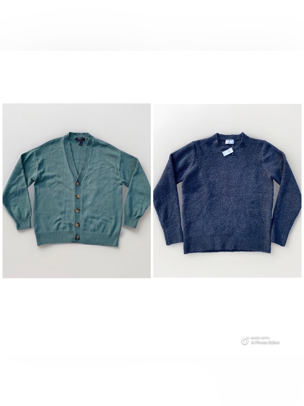 NWT Men’s Old Navy Sweater + Forever 21 Cardigan Men Medium #2 Lot